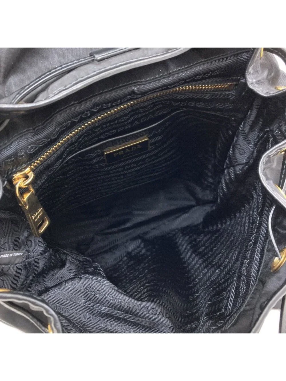 Prada Logo Backpack Nylon